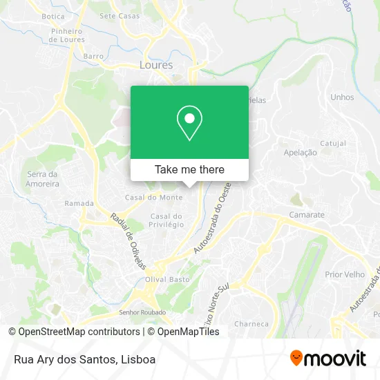Rua Ary dos Santos map