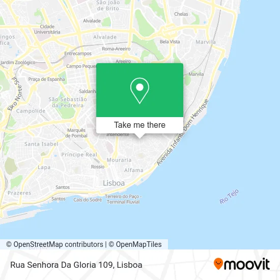 Rua Senhora Da Gloria 109 map