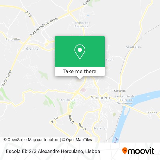 Escola Eb 2 / 3 Alexandre Herculano map