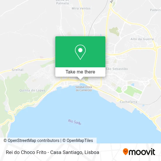 Rei do Choco Frito - Casa Santiago map