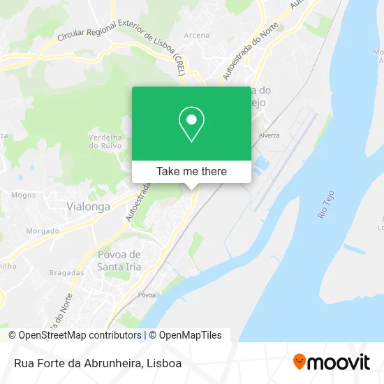 Rua Forte da Abrunheira map