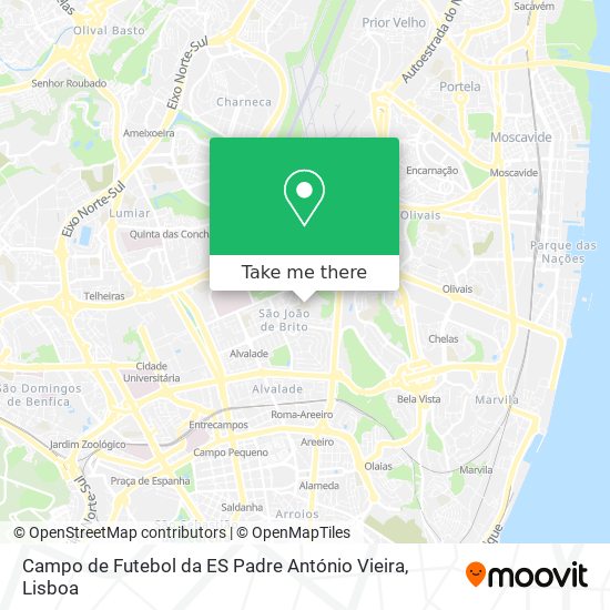 Campo de Futebol da ES Padre António Vieira map