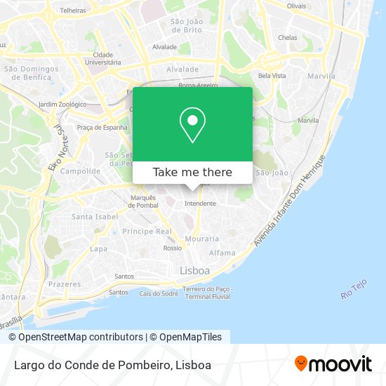 Largo do Conde de Pombeiro map
