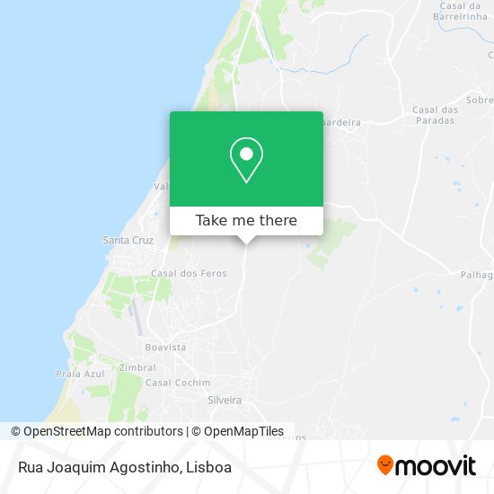 Rua Joaquim Agostinho mapa