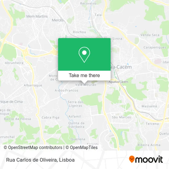 Rua Carlos de Oliveira map