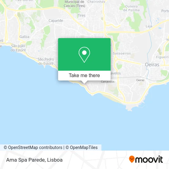 Ama Spa Parede map