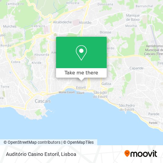 Auditório Casino Estoril map