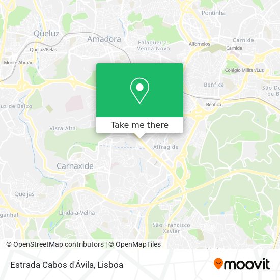 Estrada Cabos d'Ávila map