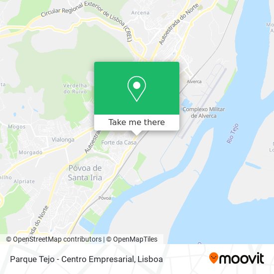 Parque Tejo - Centro Empresarial map