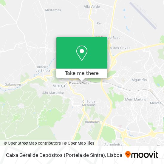Caixa Geral de Depósitos (Portela de Sintra) map