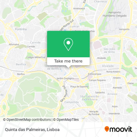 Quinta das Palmeiras map