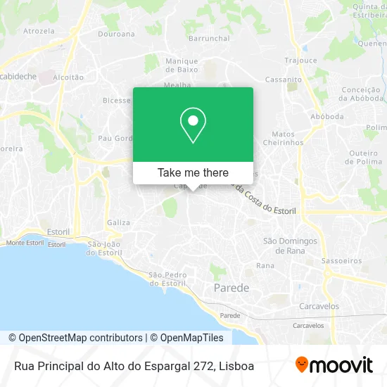 Rua Principal do Alto do Espargal 272 map