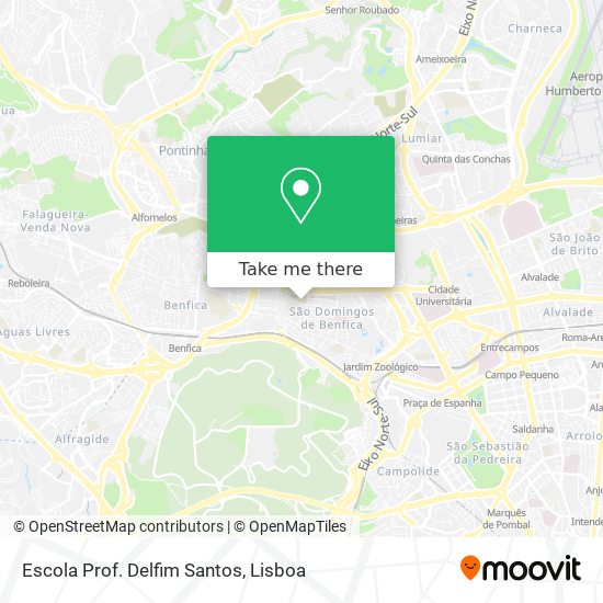 Escola Prof. Delfim Santos map