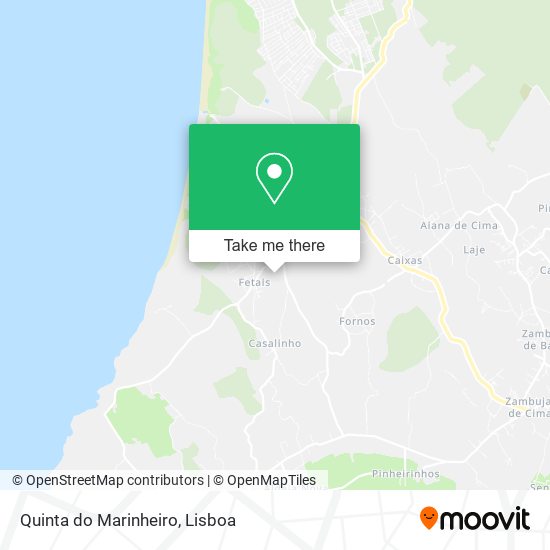 Quinta do Marinheiro mapa