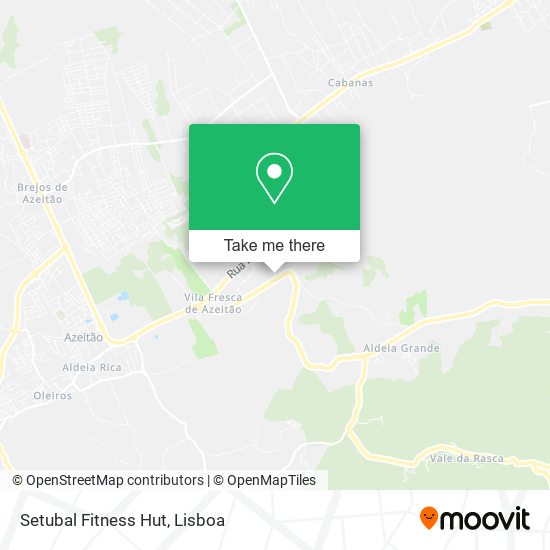 Setubal Fitness Hut mapa