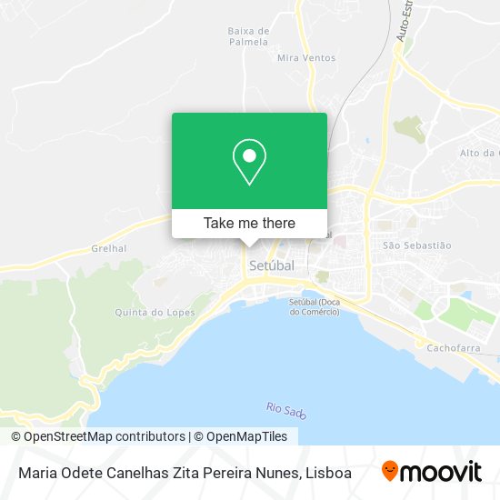 Maria Odete Canelhas Zita Pereira Nunes map