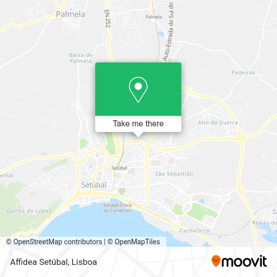 Affidea Setúbal map
