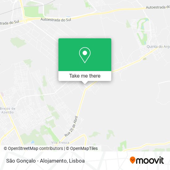 São Gonçalo - Alojamento map