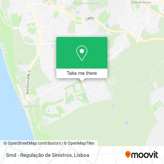 Smd - Regulação de Sinistros mapa