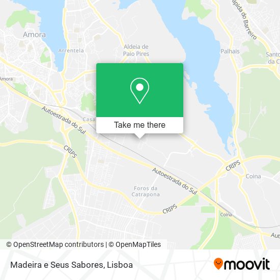 Madeira e Seus Sabores mapa