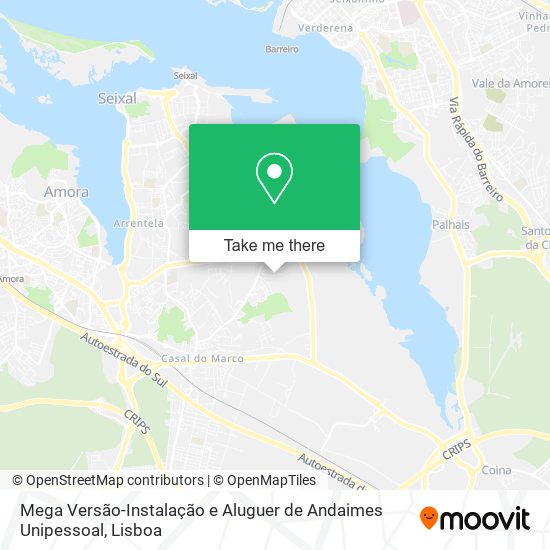 Mega Versão-Instalação e Aluguer de Andaimes Unipessoal map