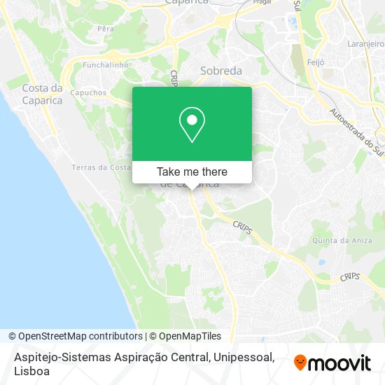 Aspitejo-Sistemas Aspiração Central, Unipessoal map