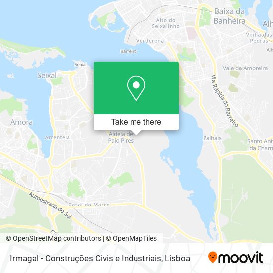 Irmagal - Construções Civis e Industriais map
