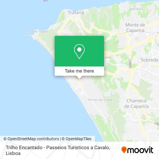 Trilho Encantado - Passeios Turisticos a Cavalo mapa
