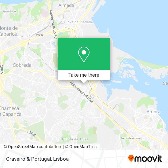 Craveiro & Portugal mapa