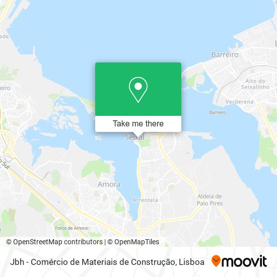 Jbh - Comércio de Materiais de Construção map