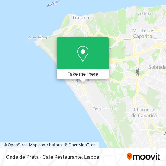 Onda de Prata - Café Restaurante mapa