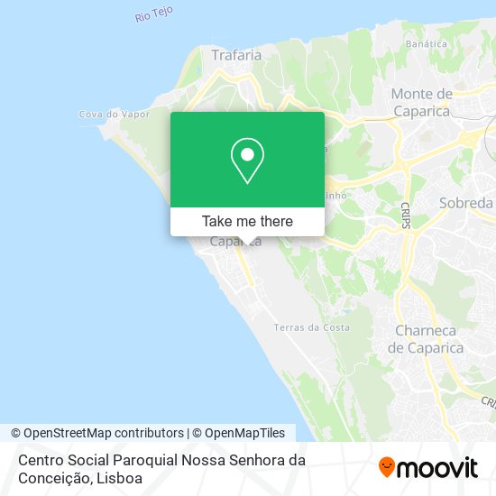 Centro Social Paroquial Nossa Senhora da Conceição mapa