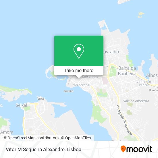 Vítor M Sequeira Alexandre mapa