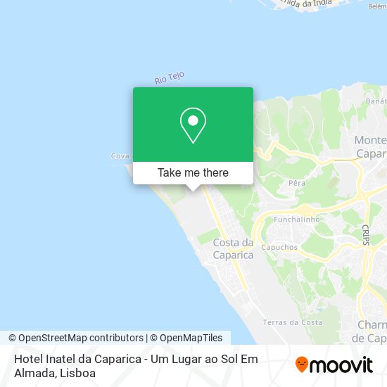 Hotel Inatel da Caparica - Um Lugar ao Sol Em Almada map