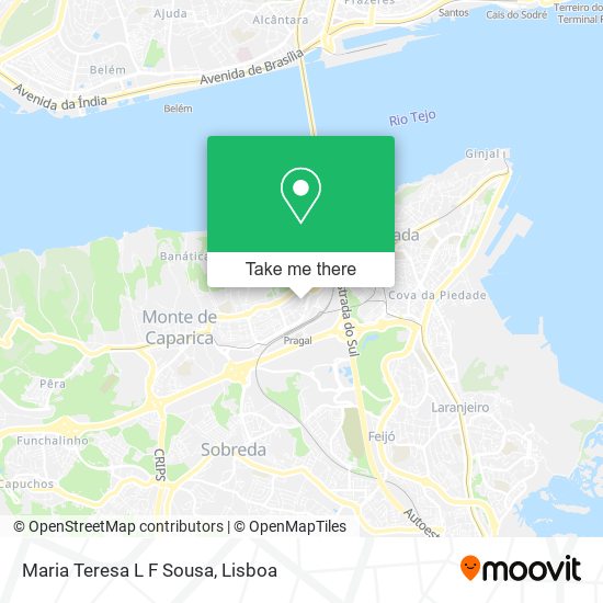 Maria Teresa L F Sousa mapa