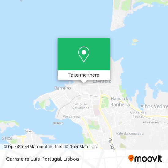 Garrafeira Luís Portugal map
