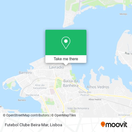 Futebol Clube Beira-Mar map