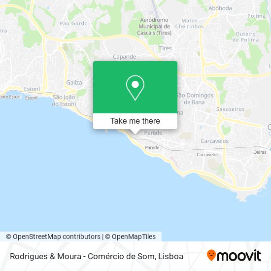 Rodrigues & Moura - Comércio de Som map