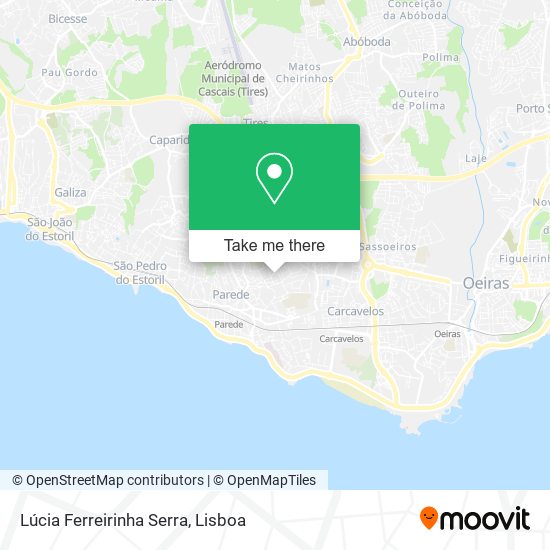 Lúcia Ferreirinha Serra map