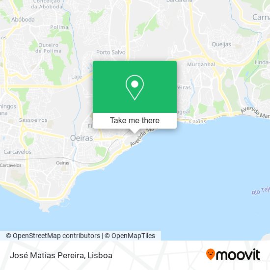 José Matias Pereira mapa