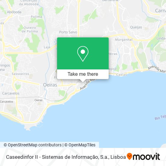 Caseedinfor II - Sistemas de Informação, S.a. map