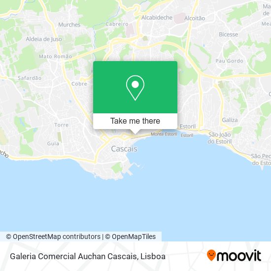 Galeria Comercial Auchan Cascais map