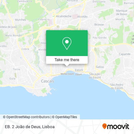 EB. 2 João de Deus mapa