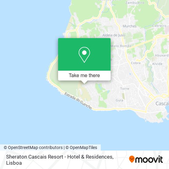 Sheraton Cascais Resort - Hotel & Residences map