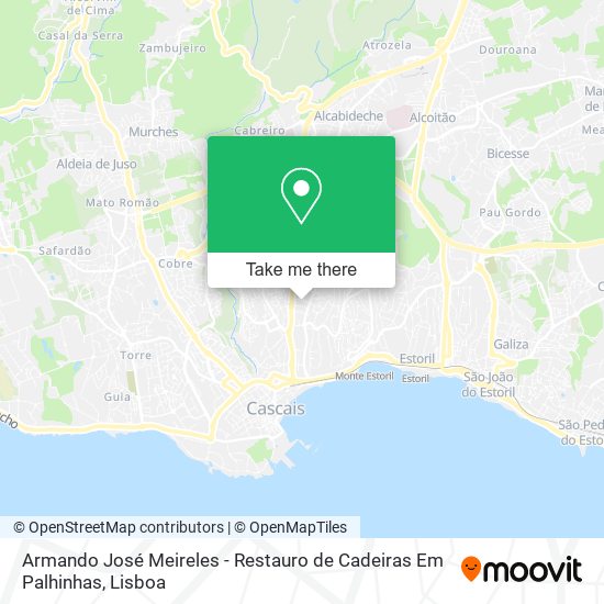 Armando José Meireles - Restauro de Cadeiras Em Palhinhas mapa