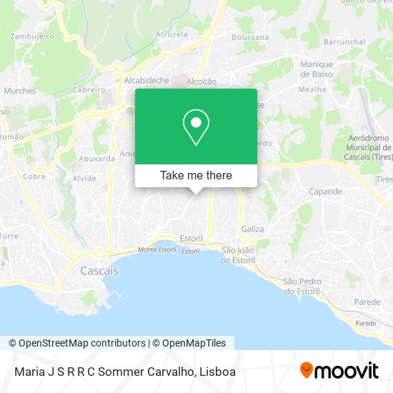 Maria J S R R C Sommer Carvalho mapa