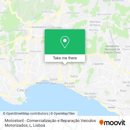 Motostoril - Comercialização e Reparação Veiculos Motorizados, L mapa