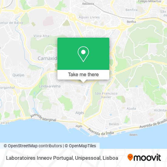 Laboratoires Inneov Portugal, Unipessoal map
