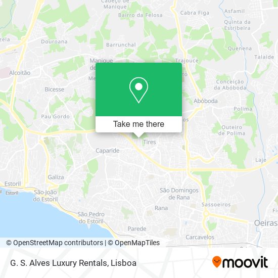 G. S. Alves Luxury Rentals map