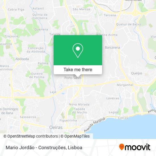 Mario Jordão - Construções mapa